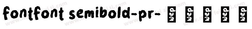fontfont semibold-pr字体转换